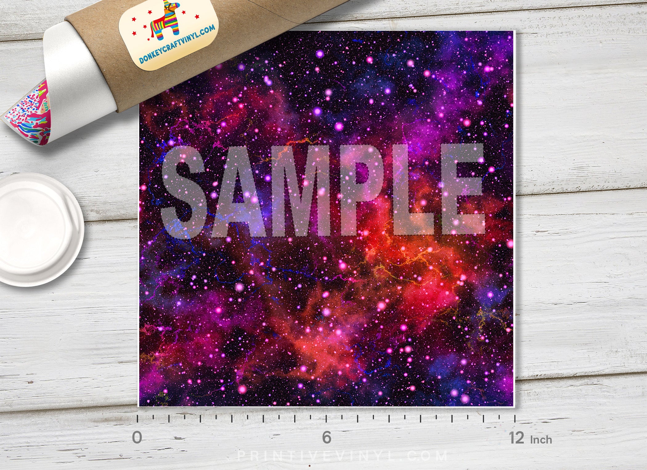 Galaxy Nebula Patterned Adhesive Vinyl 874