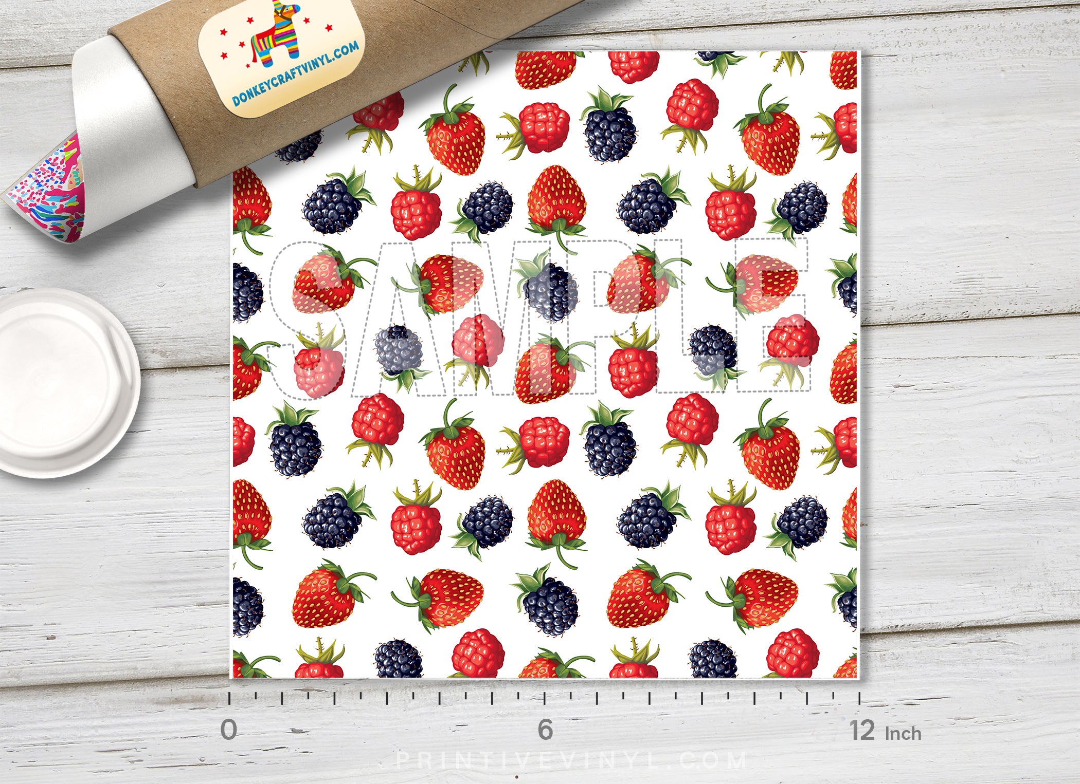 Blackberry Strawberry Adhesive Vinyl 1194