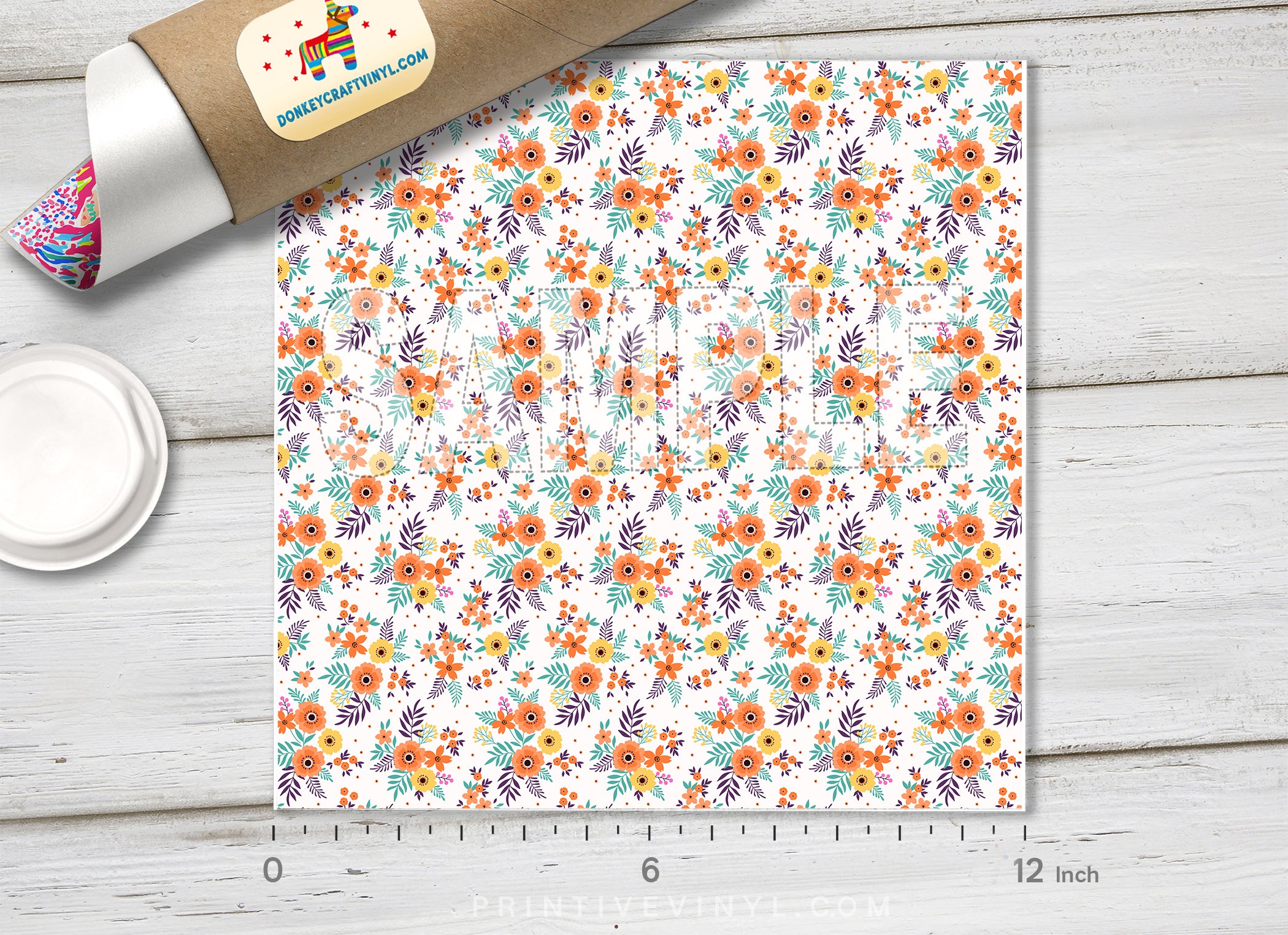 Small Flower Adhesive Vinyl 1190