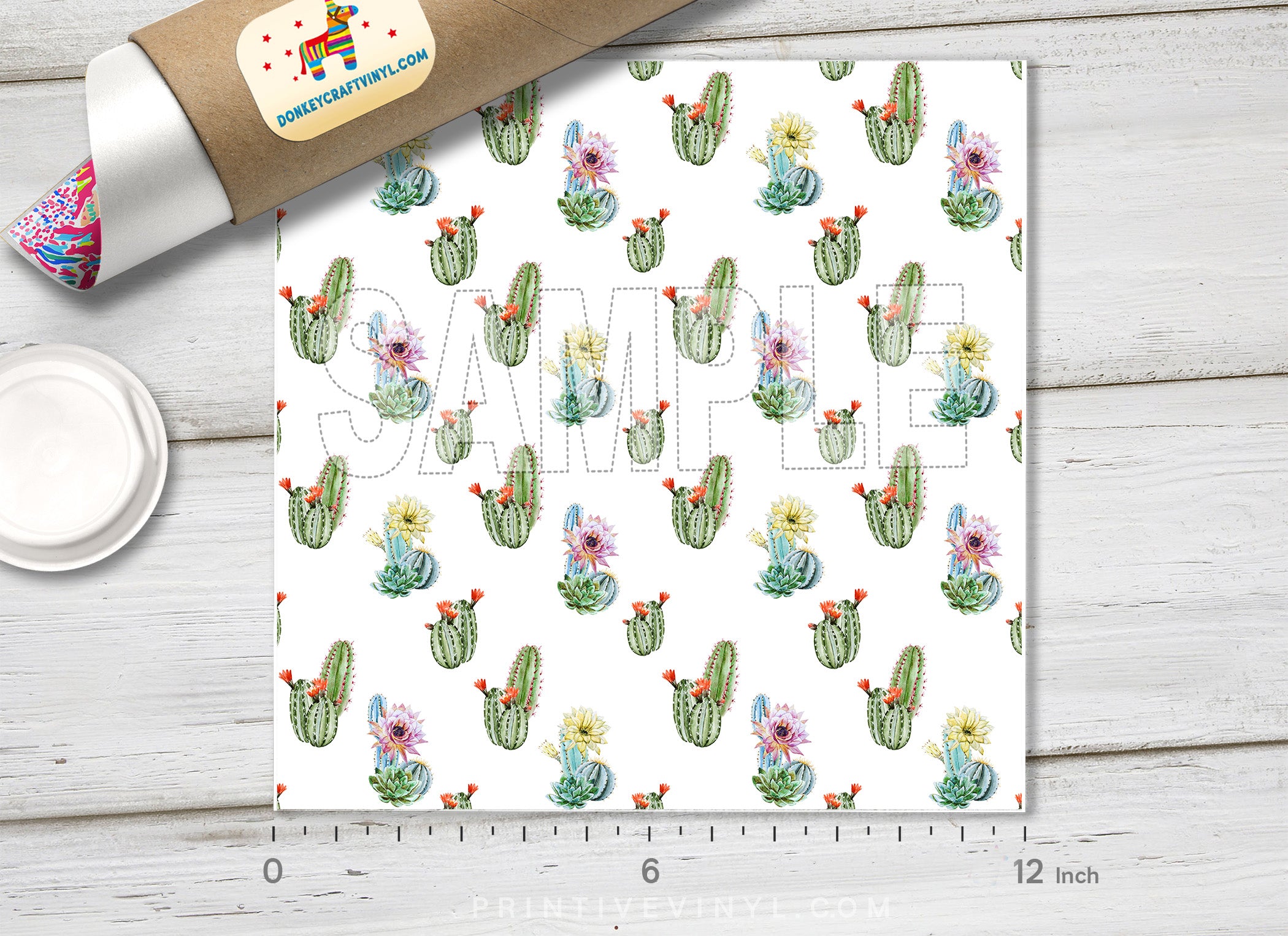 Cactus Pattern Adhesive Vinyl 820