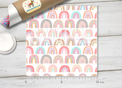 Boho Pastel Rainbow Adhesive Vinyl 1516