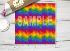 Grunge Rainbow Adhesive Vinyl 1077