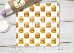 Fastfood Burger Adhesive Vinyl 1105