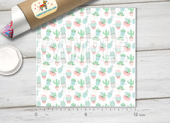 Pastel Cactus Adhesive Vinyl 1217