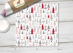 Christmas Patterned Adhesive Vinyl X064