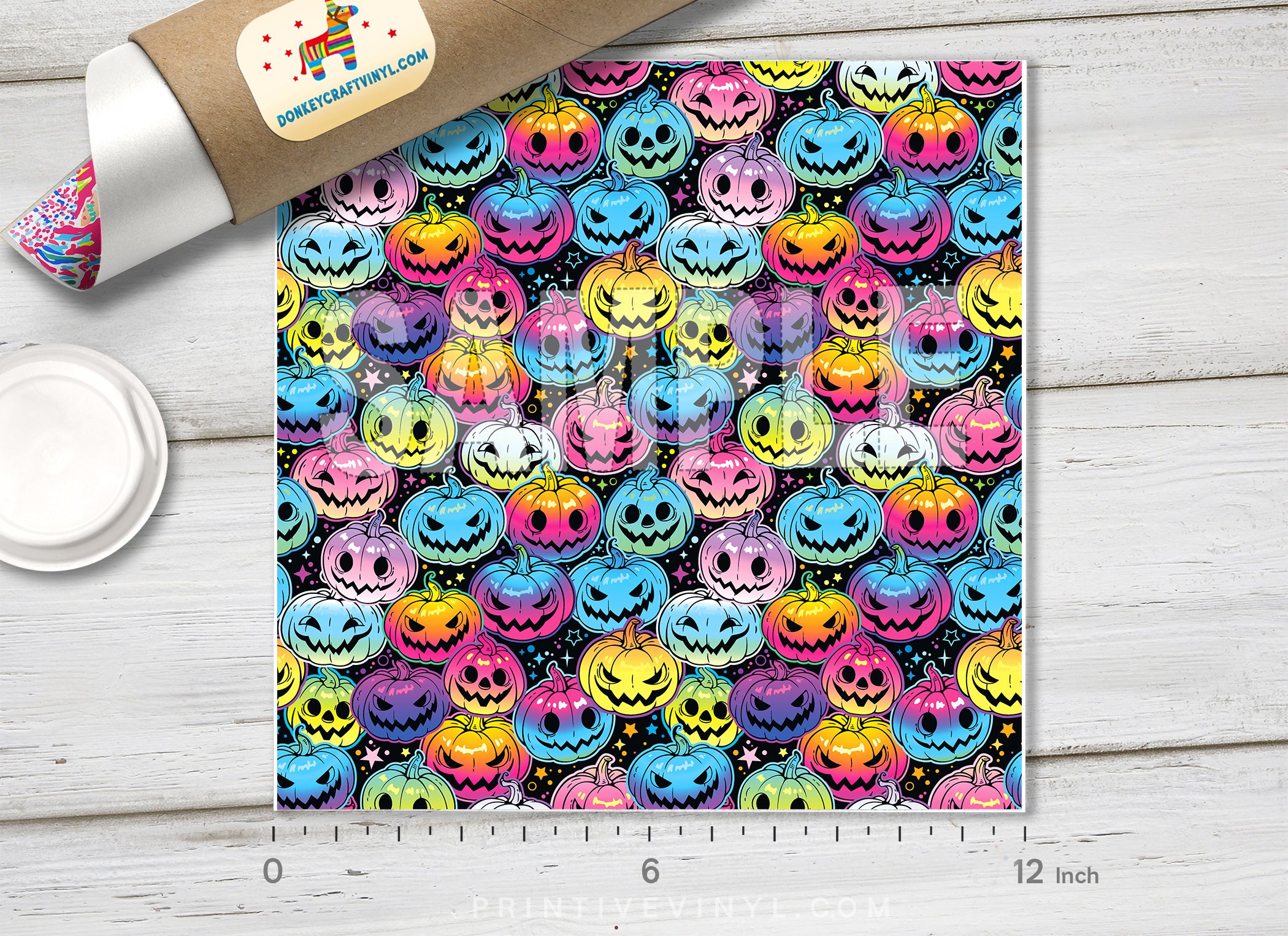 Pumpkin Patterned HTV H042