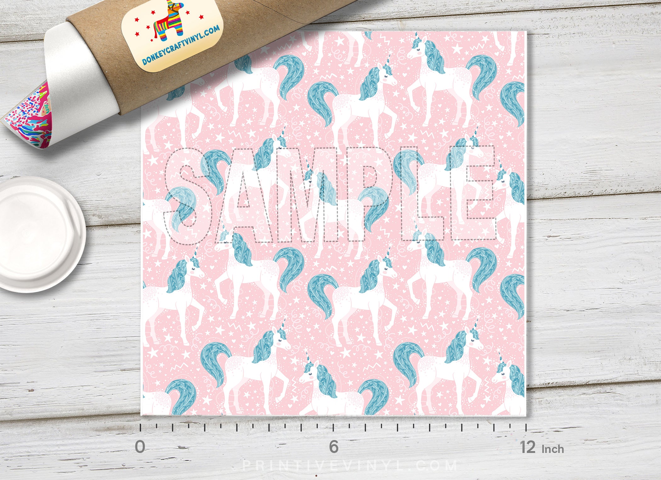 Fantasy unicorns Adhesive Vinyl 1262