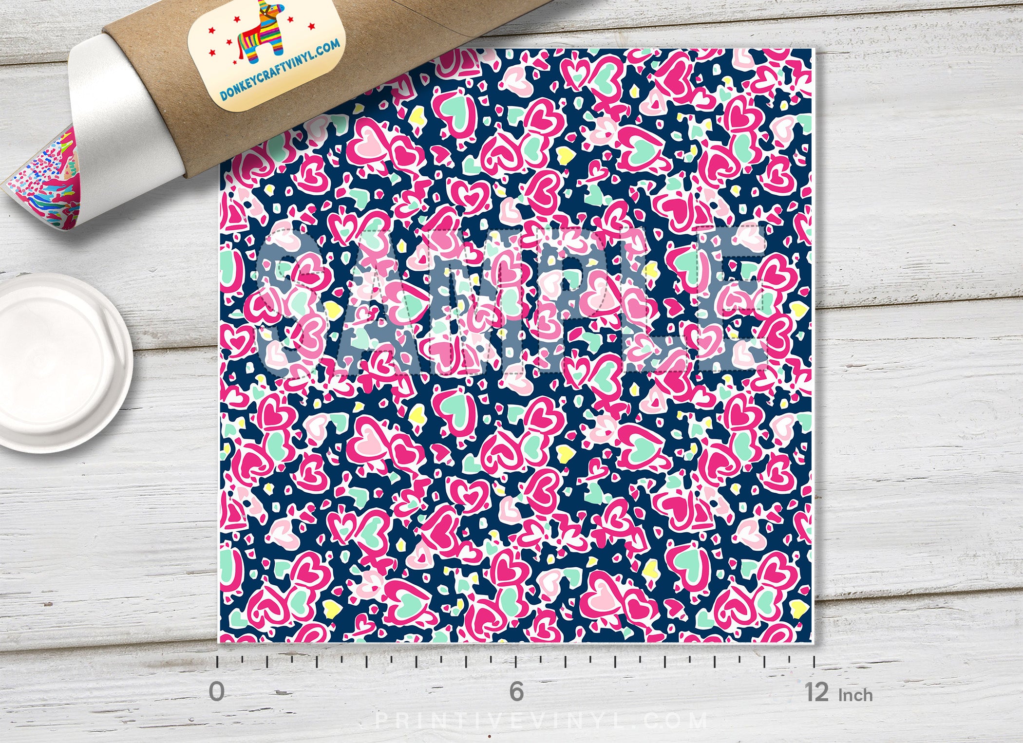 Lilly Inspired  Pattern Adhesive Vinyl L115