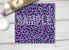 Purple Leopard Adhesive Vinyl 1080