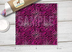 Pink Zebra Pattern Adhesive Vinyl 787