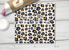 Leopard Print Adhesive Vinyl 1351 - Donkey Craft Vinyl
