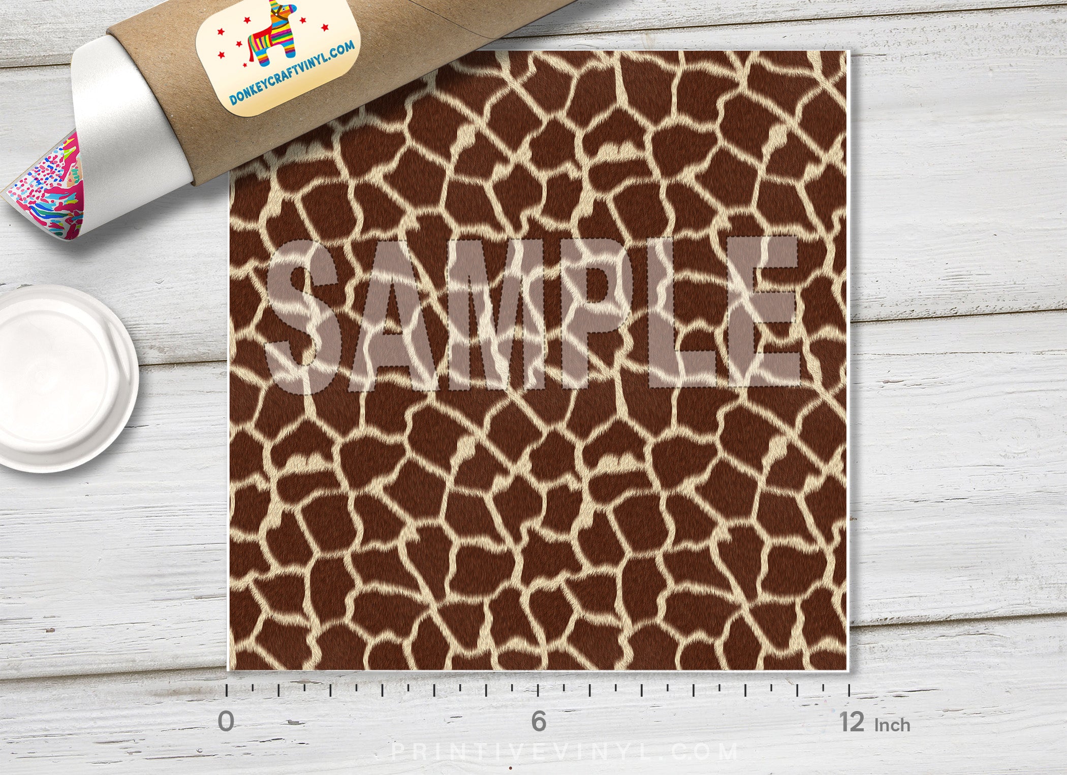 Giraffe Pattern Printed HTV 771