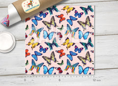 Butterfly Patterned Adhesive Vinyl 863