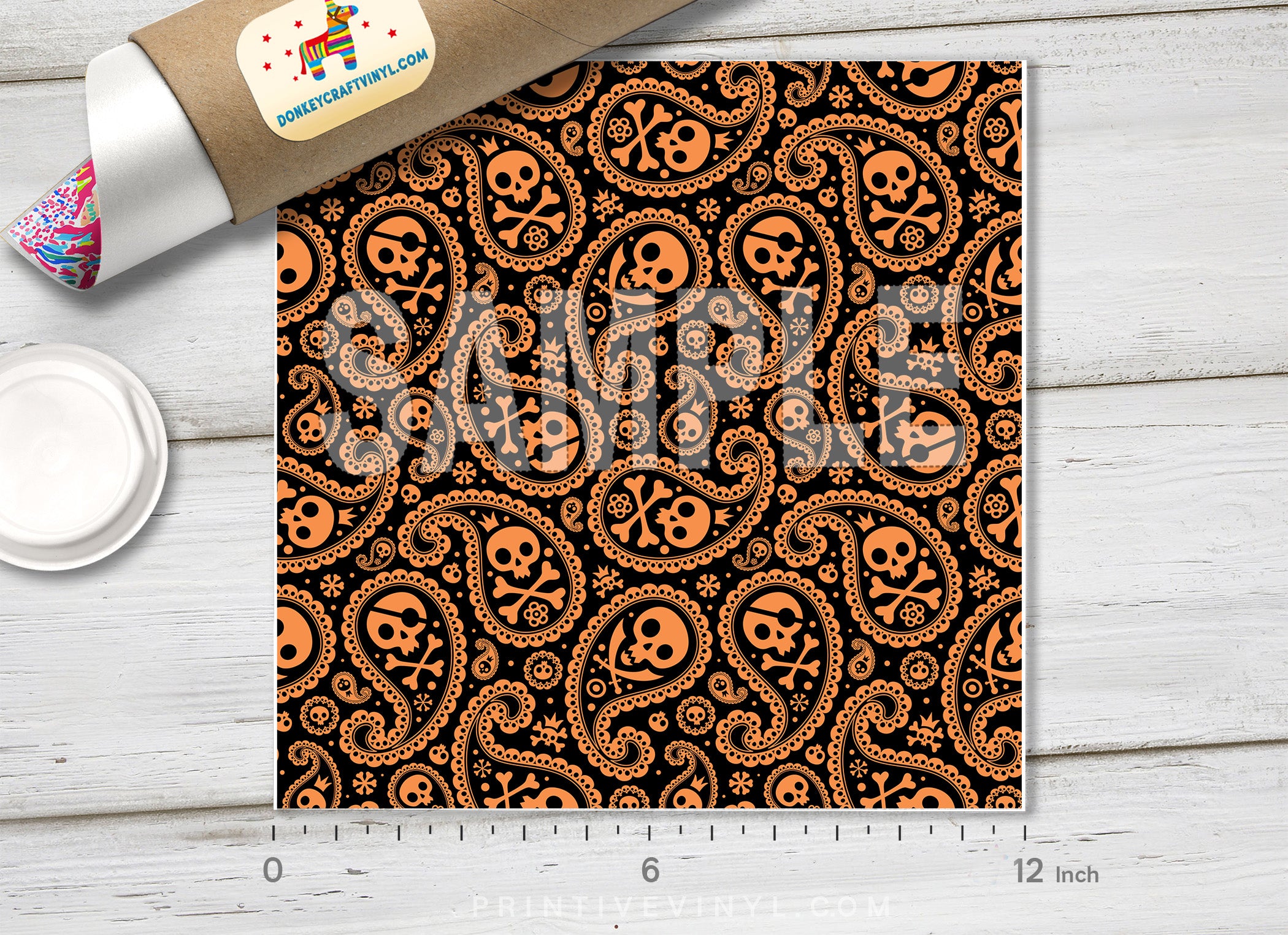 Halloween Patterned Adhesive Vinyl 742