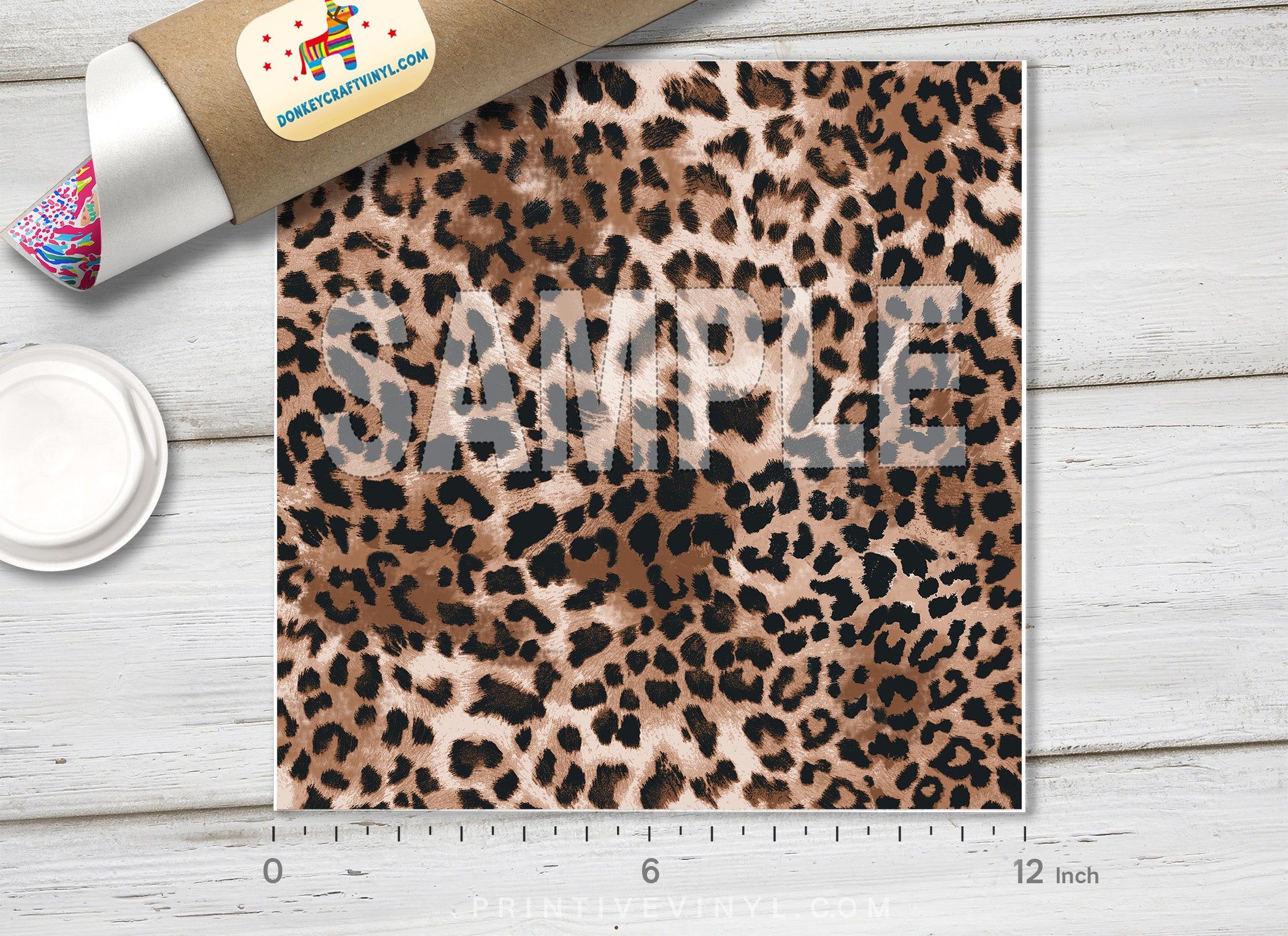 Leopard Adhesive Vinyl 1078