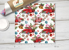 Christmas Patterned Adhesive Vinyl X068