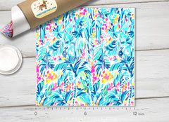 Lilly Inspired  Pattern Adhesive Vinyl L078