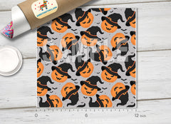 Pumpkin Patterned Adhesive Vinyl H017