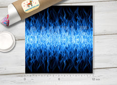 Blue Fire Pattern Adhesive Vinyl 790