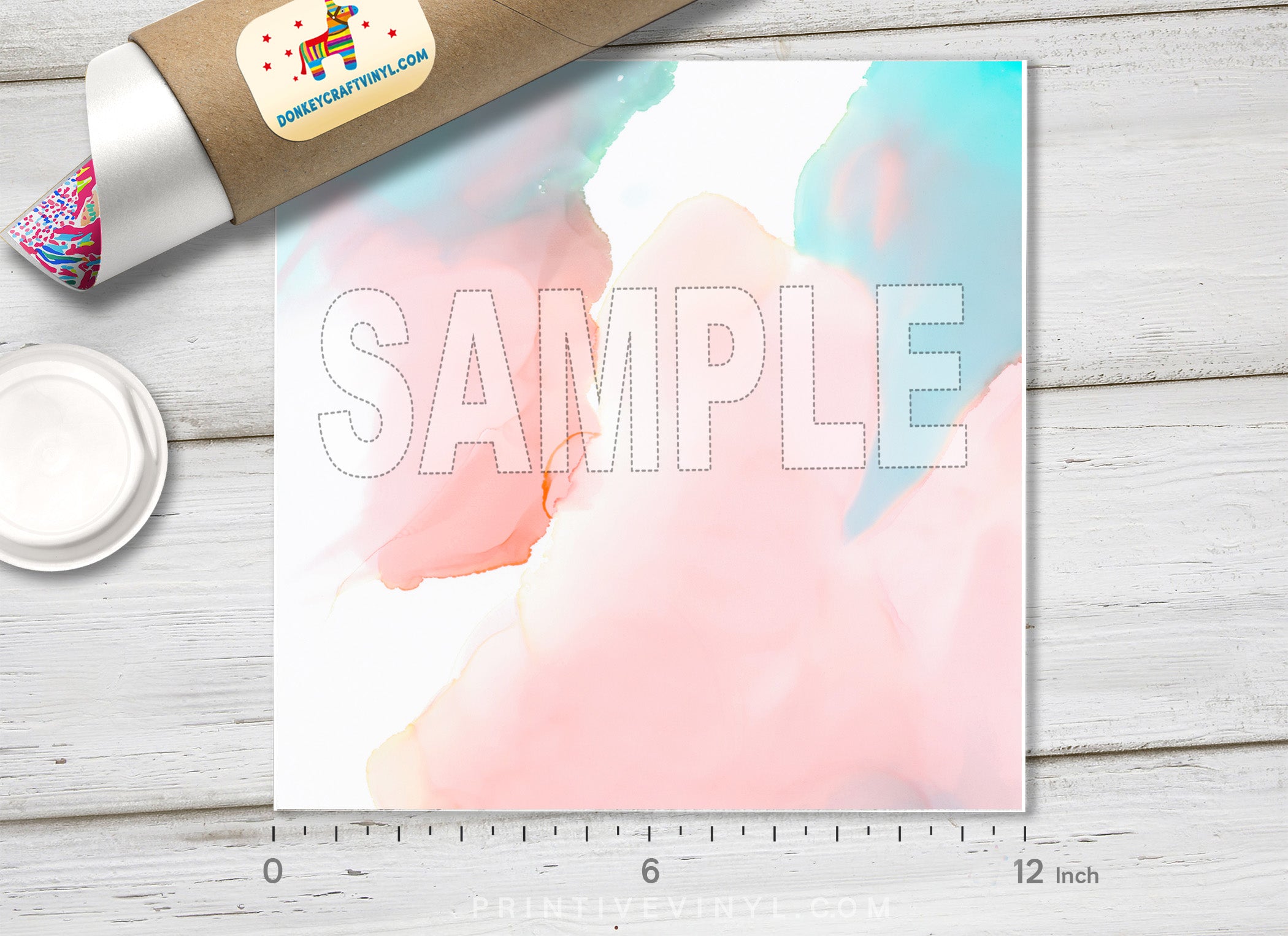 Abstract Gradient Patterned Adhesive Vinyl 894
