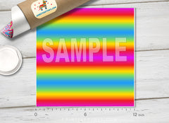 Rainbow Gradient Ombre Pattern Adhesive Vinyl 831