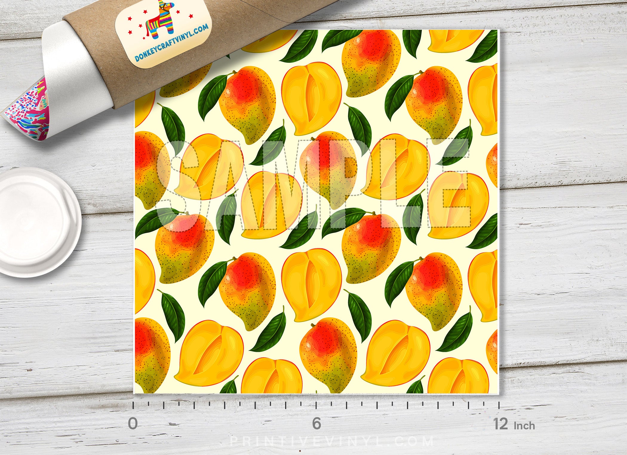 Mango Fruit Pattern Adhesive Vinyl 962