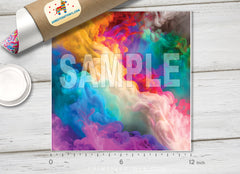 Abstract Ink Cloud HTV 1597