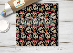 Sugar Skull Patterned HTV H031