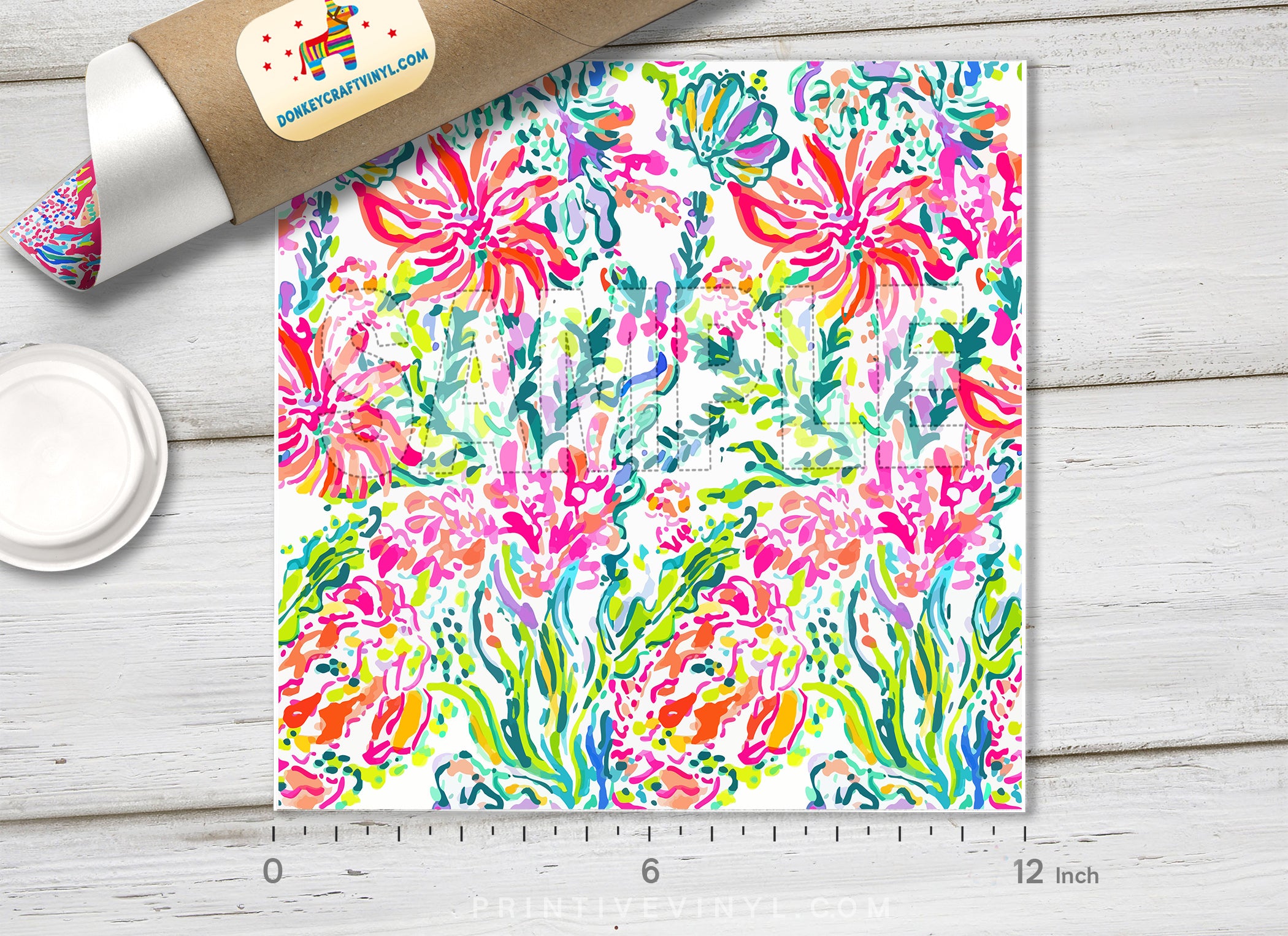 Lilly Inspired  Pattern Adhesive Vinyl L141