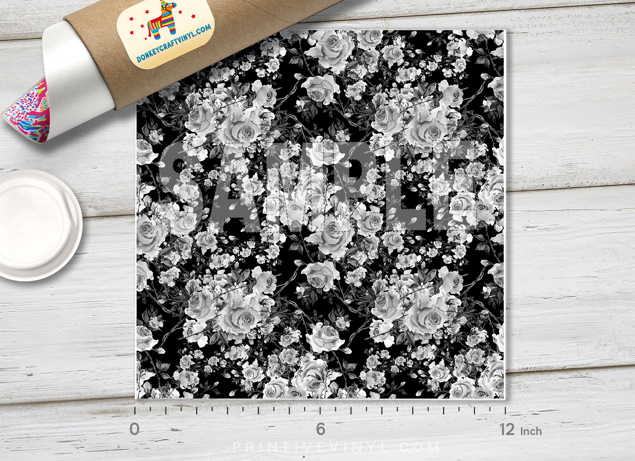 Flower Pattern Adhesive Vinyl 631