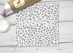 Grey Abstract Animal Print Patterned HTV 1457 - Donkey Craft Vinyl