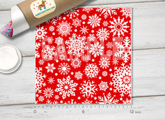 Snowflake Patterned HTV X016