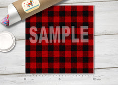 Lumberjack plaid Adhesive Vinyl 14230 - Donkey Craft Vinyl