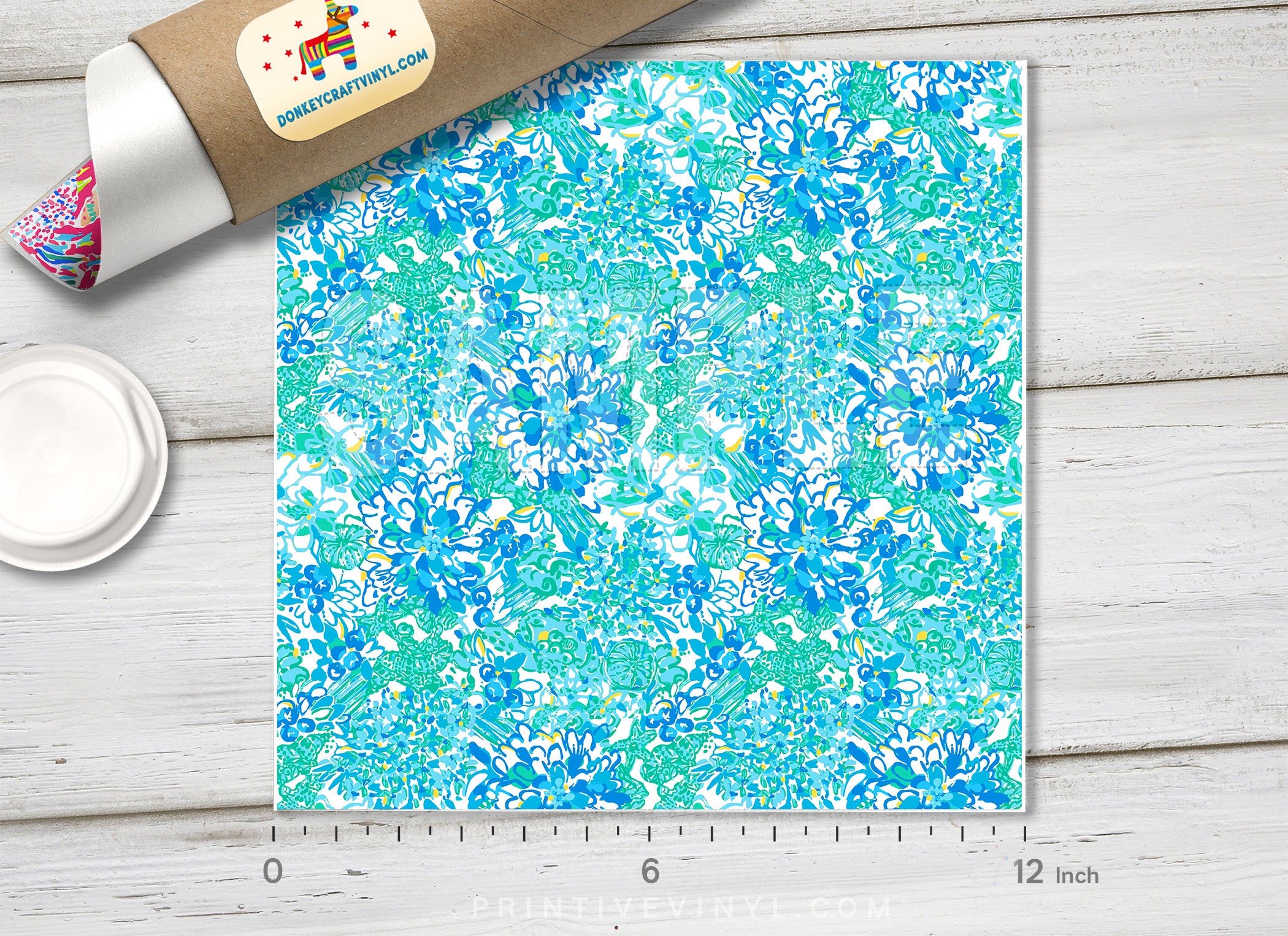 Lilly Inspired  Pattern Adhesive Vinyl L0100