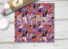 Halloween Pumpkin Patterned HTV H050