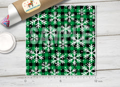 Christmas Patterned Adhesive Vinyl X063