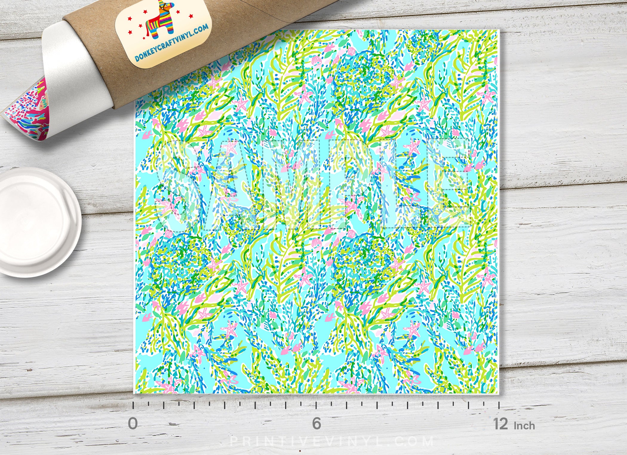 Copy of Lilly Inspired  Pattern Adhesive Vinyl L0101