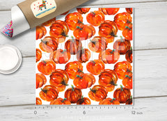 Pumpkin Patterned Adhesive Vinyl H008