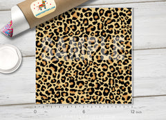 Yellow Leopard Pattern Adhesive Vinyl 812