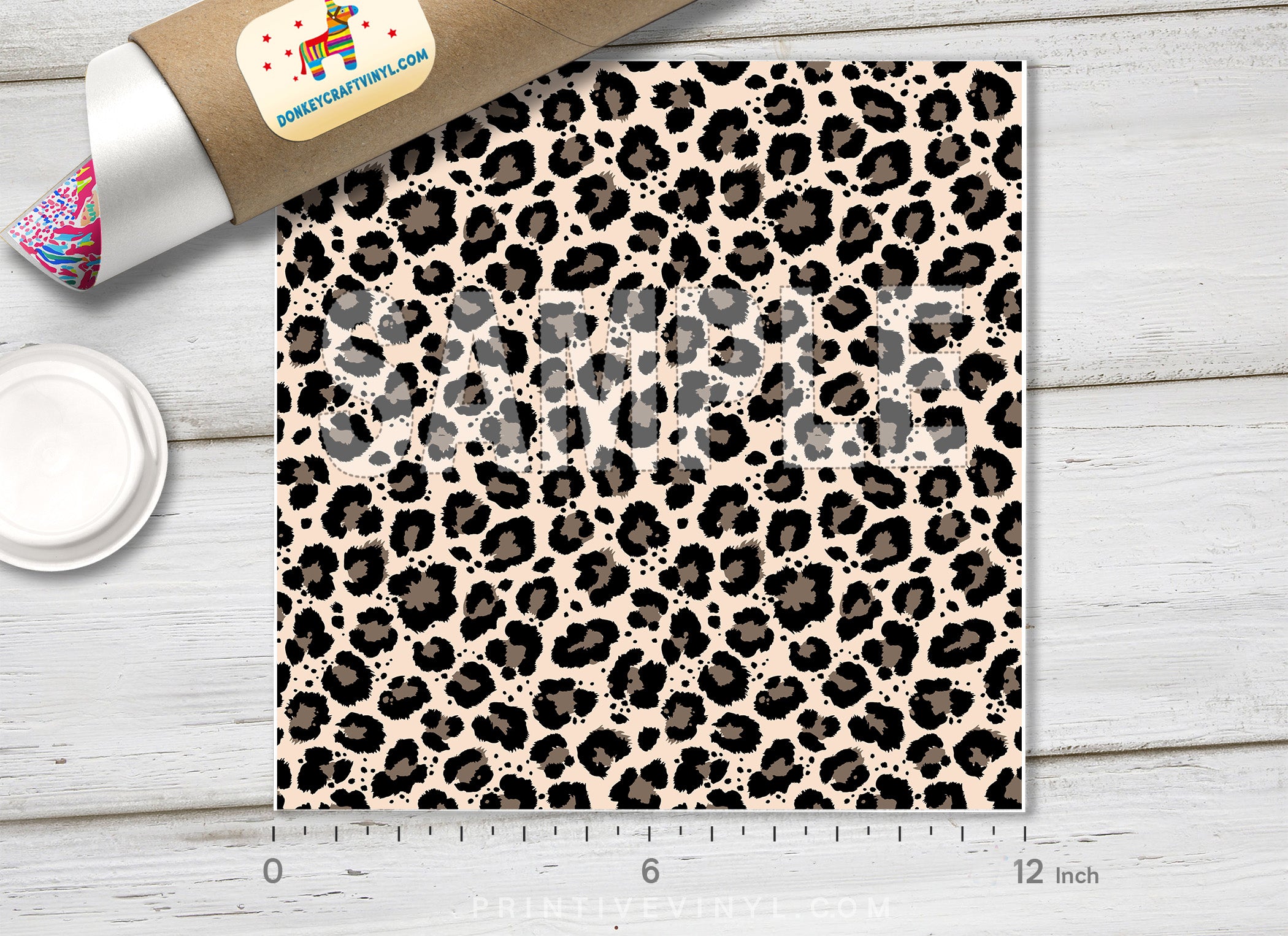 Leopard Pattern Adhesive Vinyl 806