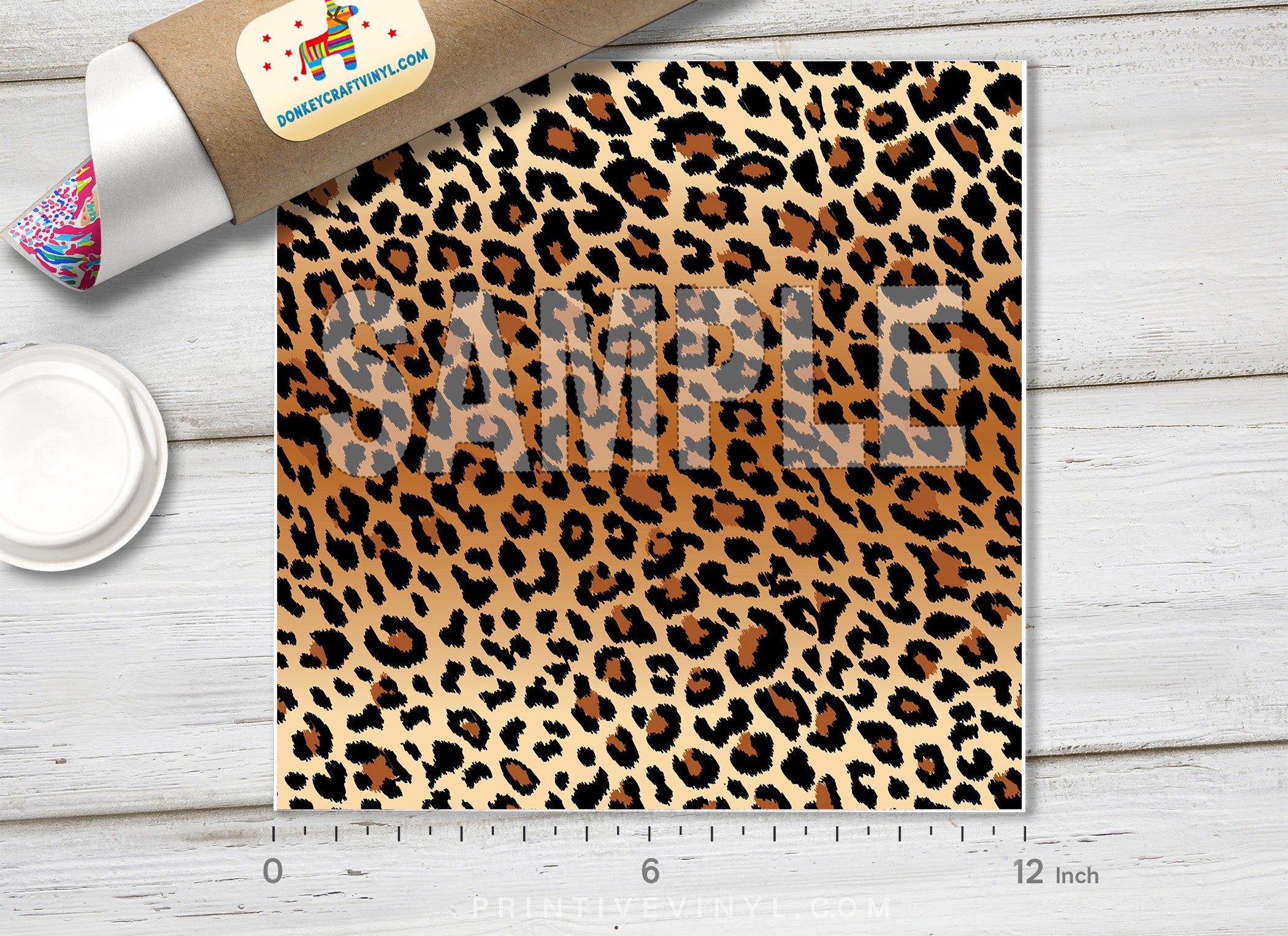 Leopard Pattern Adhesive Vinyl 774