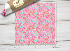 Lilly Inspired Tropical Pattern Adhesive Vinyl L007