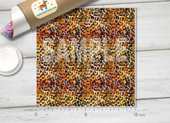 Leopard Print Adhesive Vinyl 1404 - Donkey Craft Vinyl