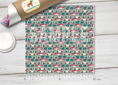 Retro Classic Race Car Pattern HTV 1561