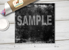 Black and White Distressed Grunge Texture Patterned HTV 1446 - Donkey Craft Vinyl