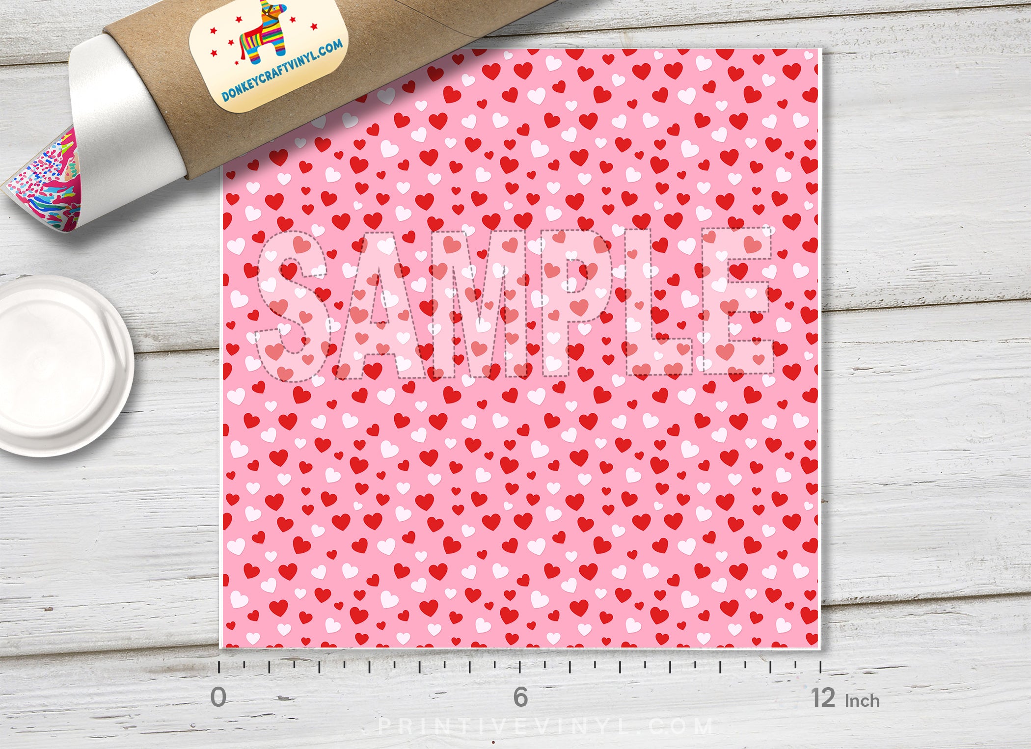 Sweat Hearts Adhesive Vinyl 1440 - Donkey Craft Vinyl