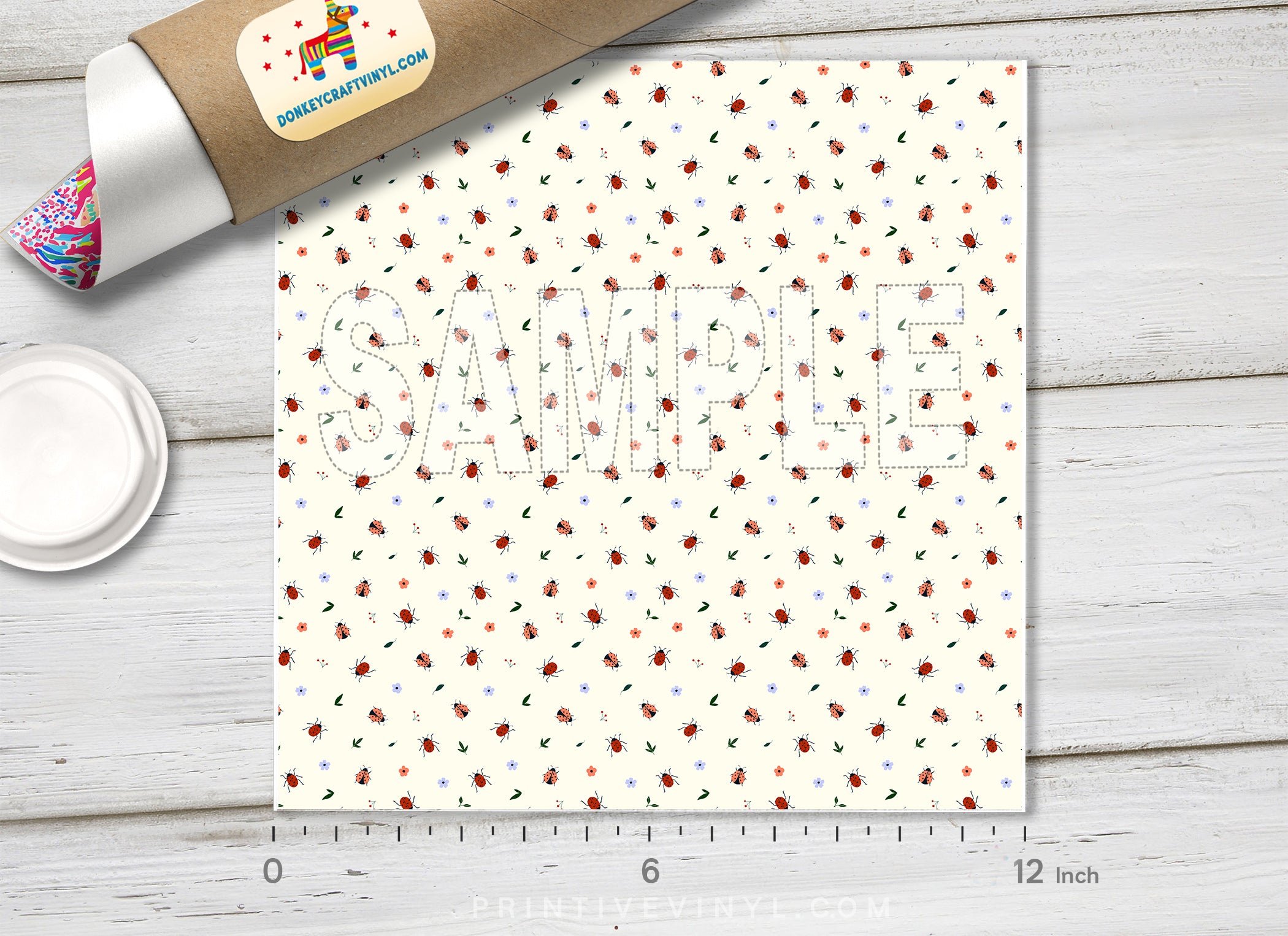 Cute Hand-Drawn Rainbows Adhesive Vinyl 1369 - Donkey Craft Vinyl