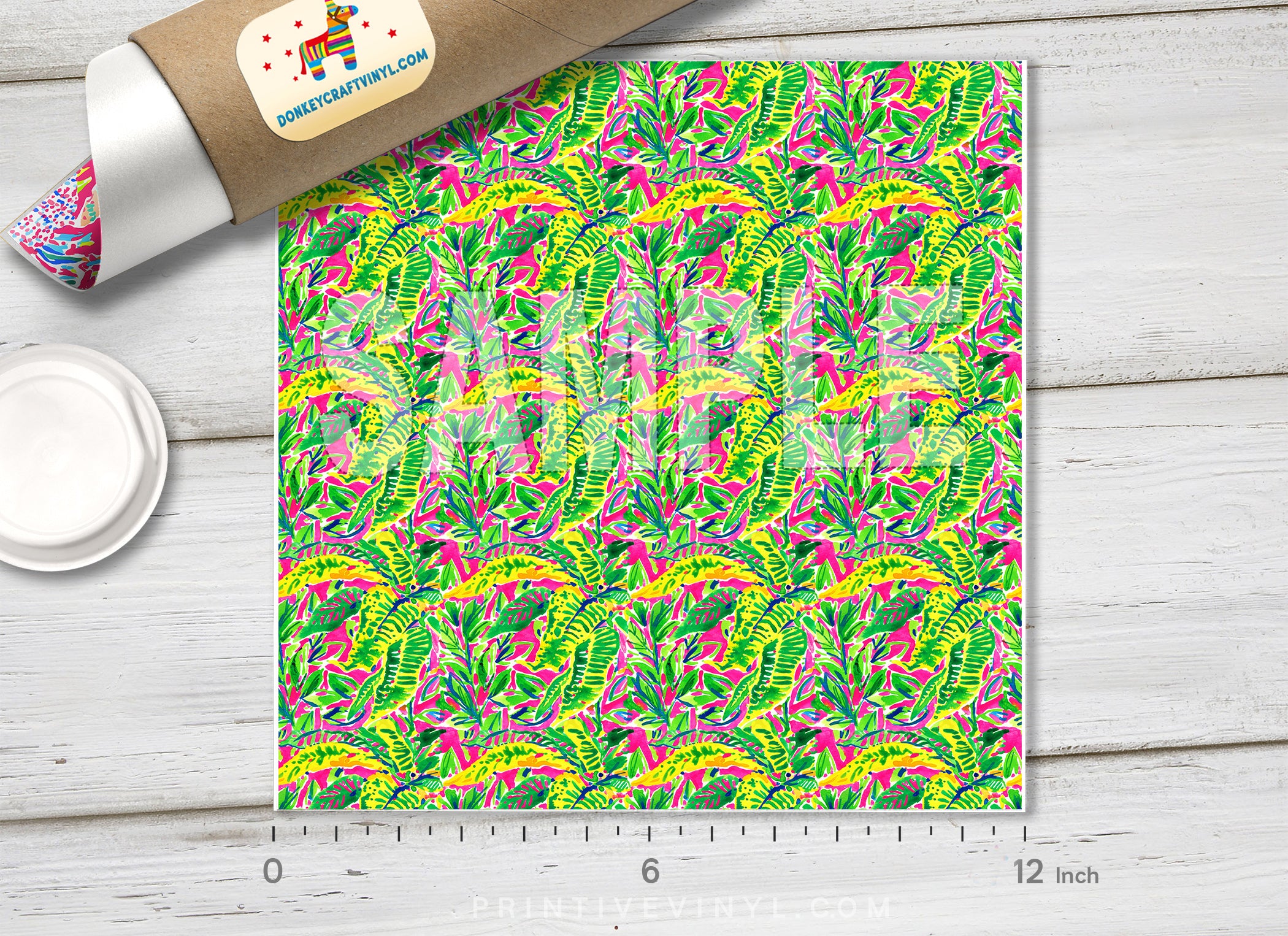 Lilly Inspired  Pattern Adhesive Vinyl L132