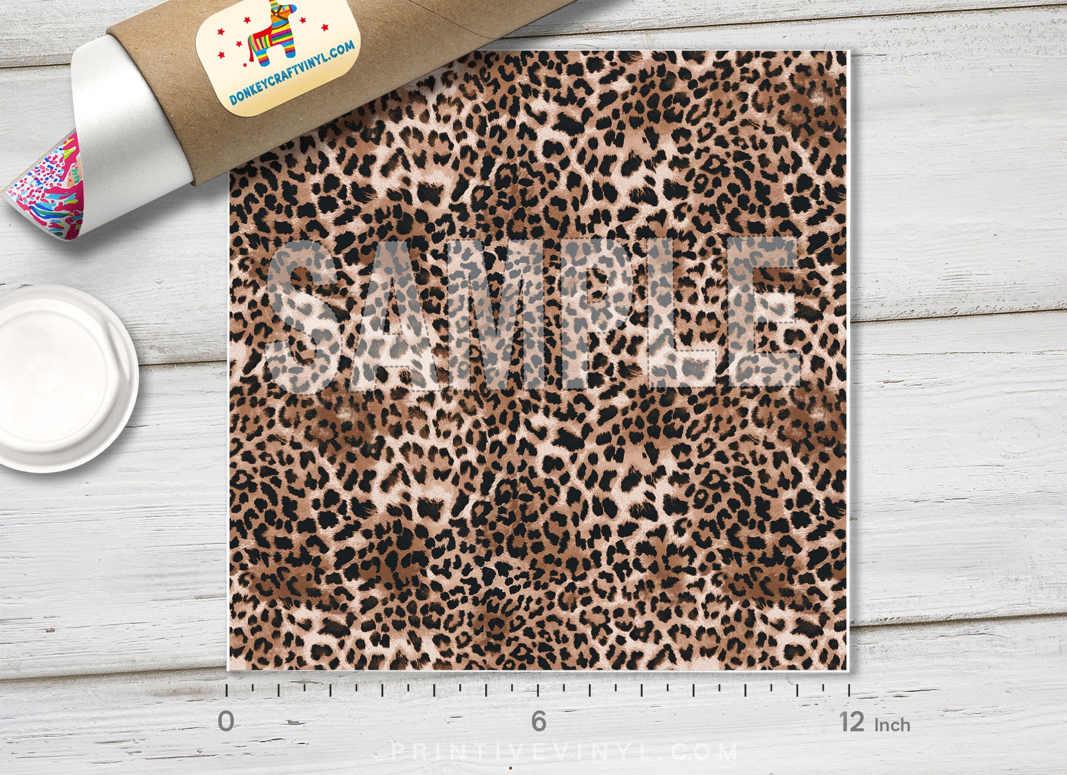 Leopard Adhesive Vinyl 1078