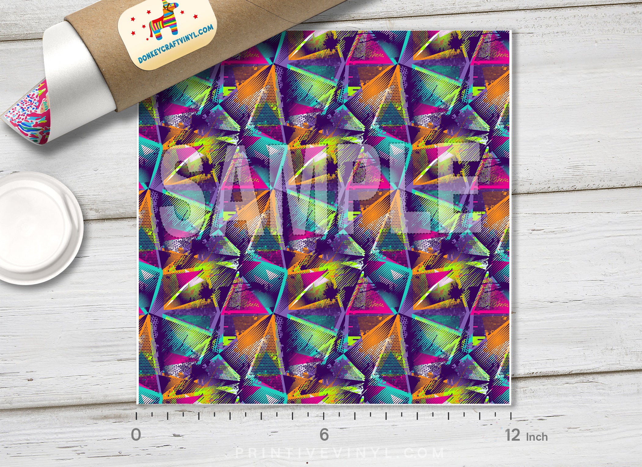 Abstract Graffiti Adhesive Vinyl 1227